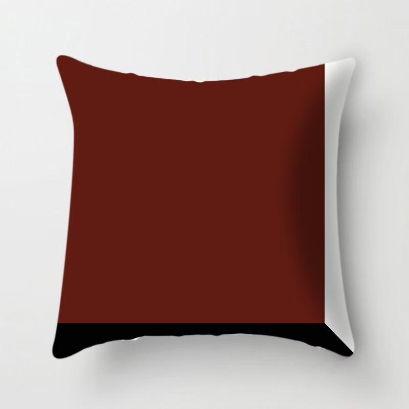Modern Simple Fashion Geometric Animal Pattern Print Pillow Cover European Style High-end Home Sofa Cushion Cover