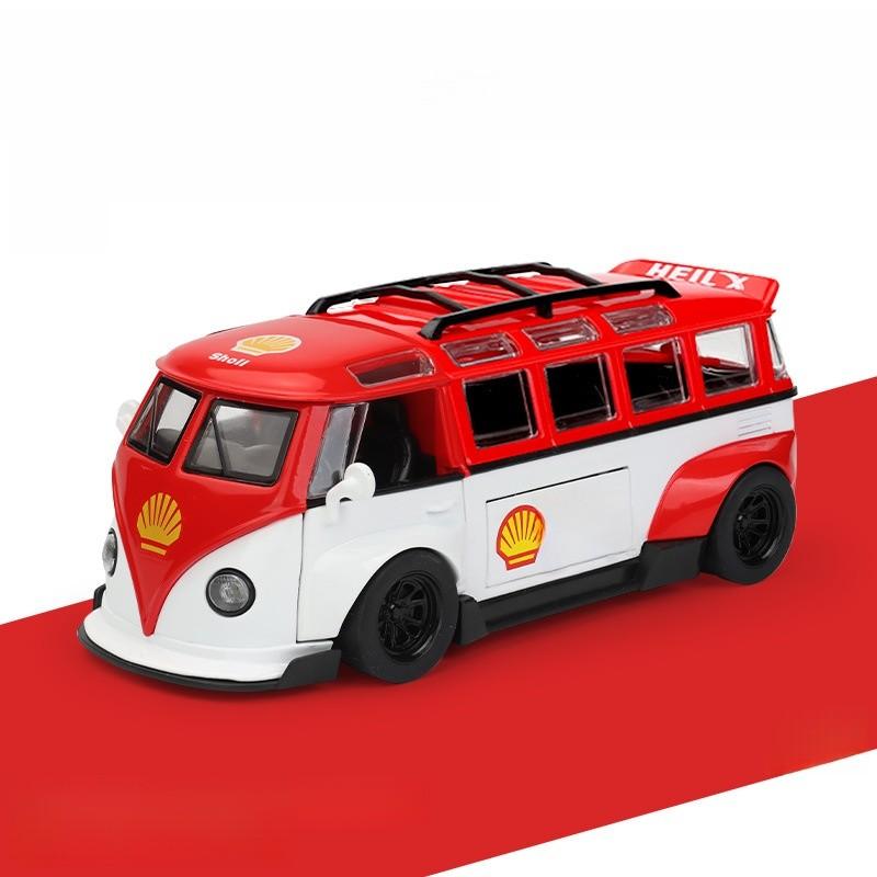 Alloy Car Model Volkswagen T1 Classic Bus With Opening Doors For Collectors