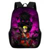 Naruto Anime Printed Kids School Backpack Elementary Students Lightweight Ergonomic Dual-Shoulder Bag Unisex