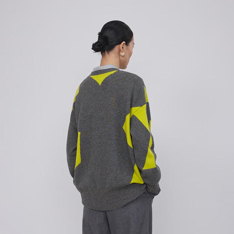 LESS Women's Wool Cashmere Blend Pullover Sweater