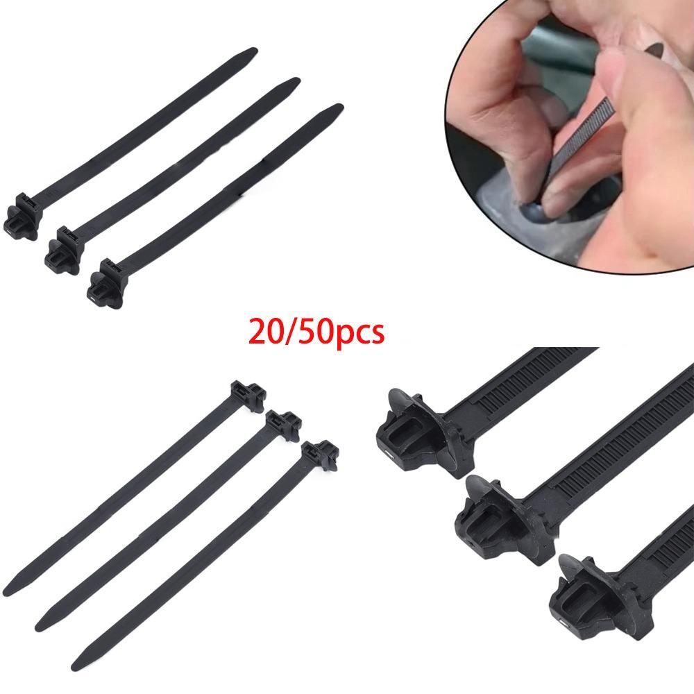 20/50Pcs Nylon Cable Tie Buckle Practical Cable Ties Tool New Fastening Rings  Car Daily Repair