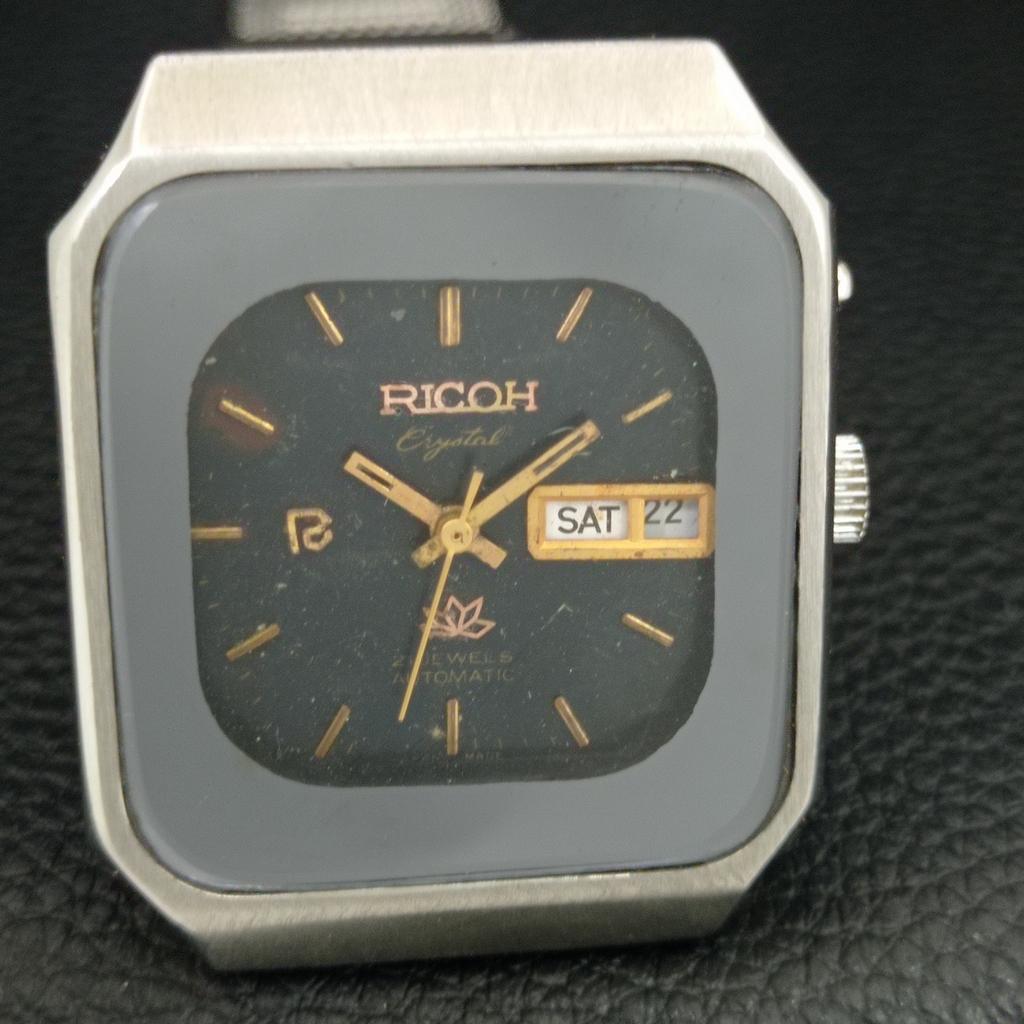 VINTAGE RICOH R31 AUTOMATIC JAPAN MENS ORIGINAL DIAL WATCH a707965-1