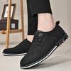 Fashion 2025 Summer Autumn Leather Men Shoes Casual Shoes Lace-Up Loafers Business Wedding Dress Shoe Big Size 38-48 Botas Para Hombre