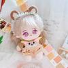 Niannyyhouse 20cm Plush Toy Clothes, T-shirt, Cartoon, Suspenders, Cotton Doll, Accessories, Dress-Up (A2)