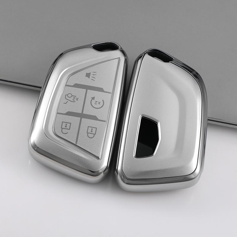 Gradient Cadillac Key Case for CT5, XT5, CT6, XT4, XTS, ATSL, and XT6 GT4 - Men's Trendy Design
