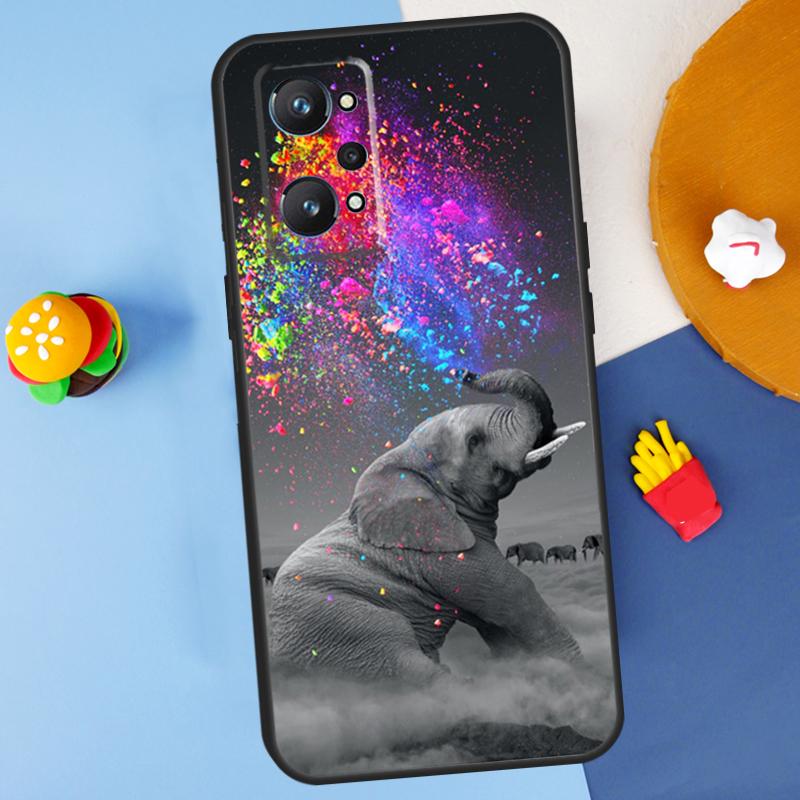 

Baby Elephant For Realme GT 6 6T 5 GT7 Pro C61 C75 C55 C51 C21Y C25S C67 C53 13 12 10 11 14 Pro Plus Case Realme GT 6T