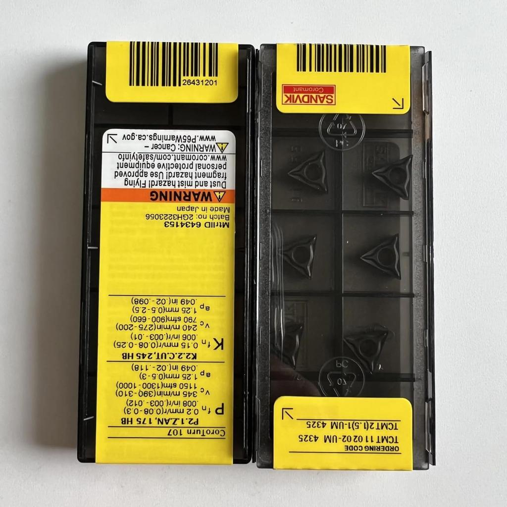 Original Sandvik / TCMT110202-UM 4325  / CNC lathe carbide blade 10 PCS