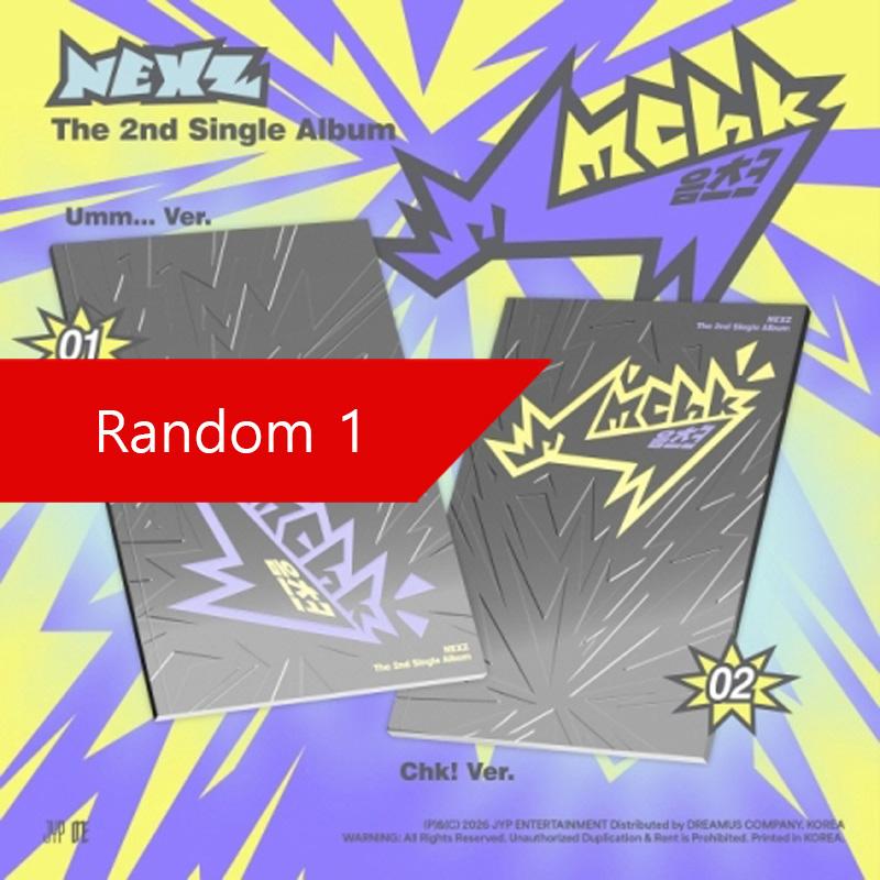 [ПРЕДЗАКАЗ] NEXZ – Второй сингл-альбом Mmchk (Эмм… вер. / Проверить! вер.) Random 1pcs