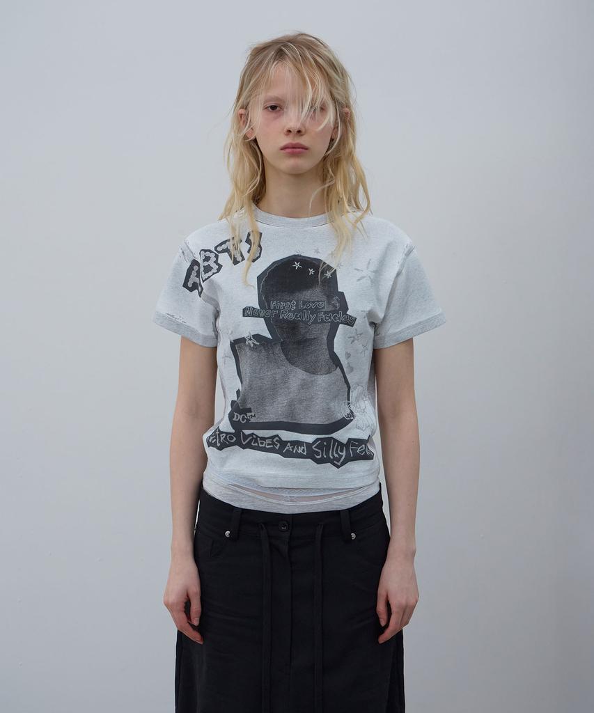 LCDC™ Printed T-Shirt (Melange Grey)