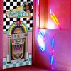 VitalCozy 71 x 35 Inch 1950s Party Decorations Retro 50s Fabric Door Cover 50's Rock and Roll Party Door Cover 50's Rocking Music Theme Backdrops
