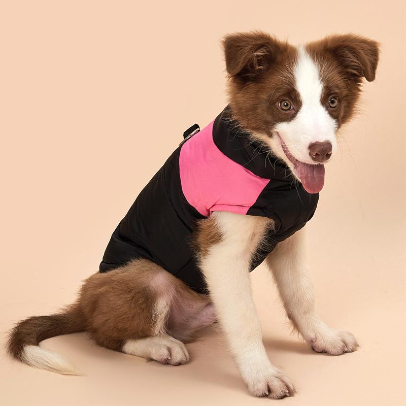 

Clothing Apparel Pet Vest Winter Down Coat Jacket Dog Puppy Warm Large Clothes Pink,Small