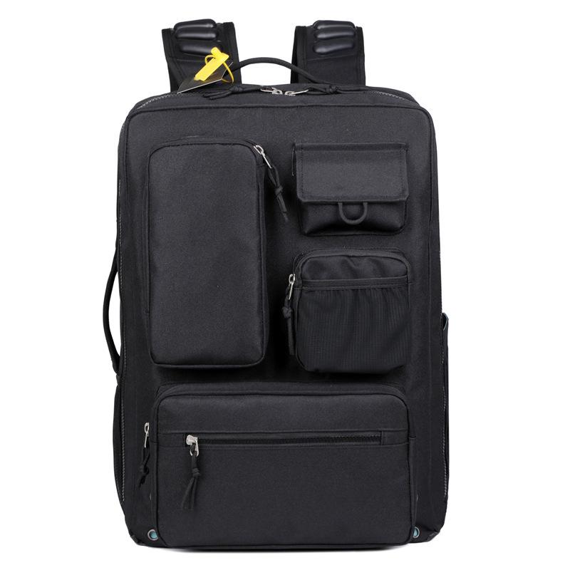 Unisex Air Cushion Multi-Pocket Large Capacity Sports Backpack for Students