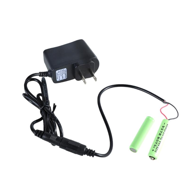 Cost Effective Power Supply Adapter 2Pin Plug with Hole to 3V 3A Fake Battery Power Adapter Replacing 2pcs 3A Battery