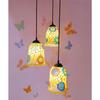Classical Hanging Glass Mosaic Multi 3 Light Chandelier Pendants Ceiling Lamp (Sheepi Well)