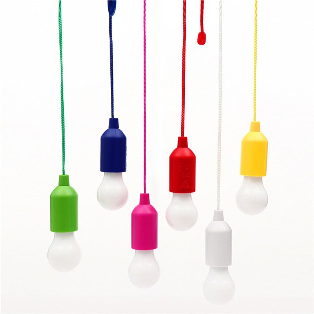 Buy 6 Colors Creative Led Pull Cord Light Pull Light Lamp Portable Led Cord Bulb at affordable