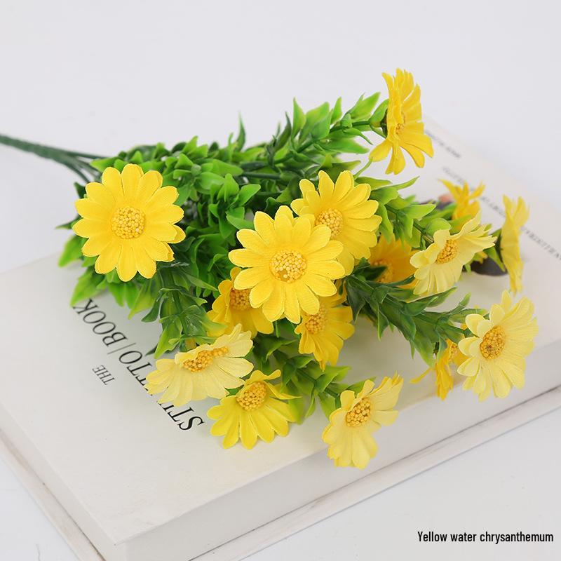 

Мини Подсолнух Искусственная Цветочная Композиция для Украшения Стола