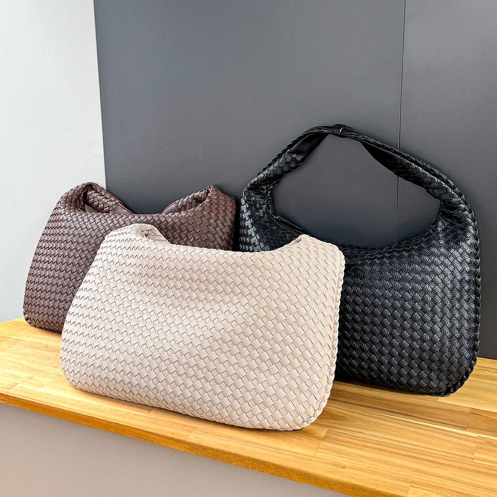 Olivia Pop OP_M2417 Daily Mesh Leather Big Shoulder Bag