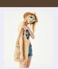 Custom Logo Women's Handmade Woven Paper Bag - Large Capacity Hollow Net Tote Handbag