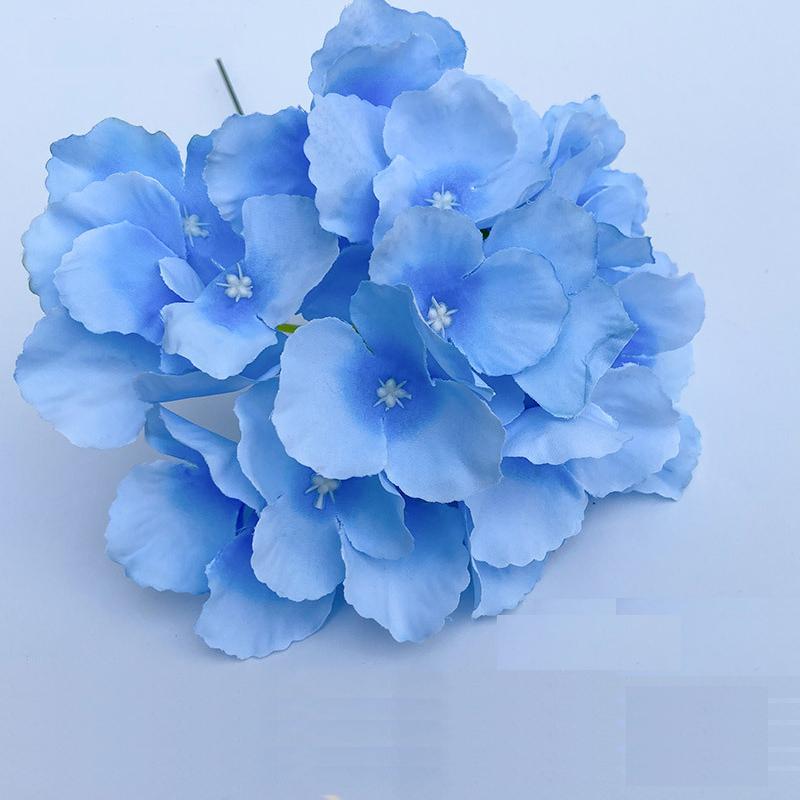 European Retro Fall British Hydrangea Artificial Small Branch Silk Flower DIY Wedding Scrapbook Flores Artificiales House Decor