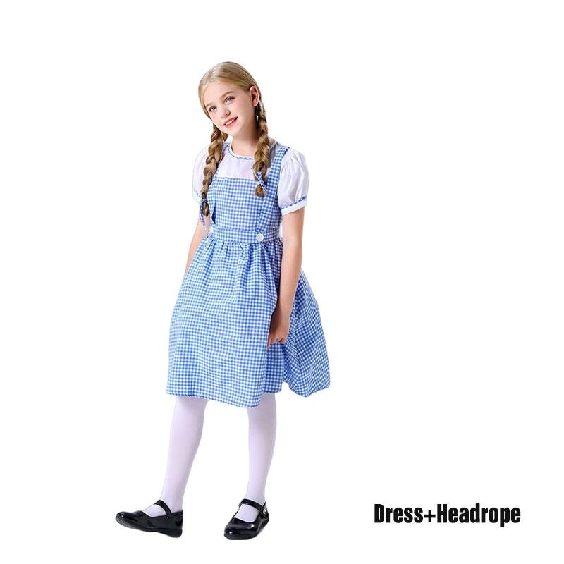 Dorothyino dobrodružství na zelené louce Dívčí šaty Kostým Čaroděj ze země Oz Cosplay