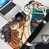 Mouse Pad Large One Piece Anime Rubber PC Black Computer Gaming Accessories Mousepad Desk Mat Locking Edge Gamer Carpet