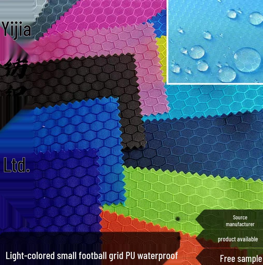 Water-Repellent Honeycomb 420D PU Oxford Fabric for Suitcase Lining