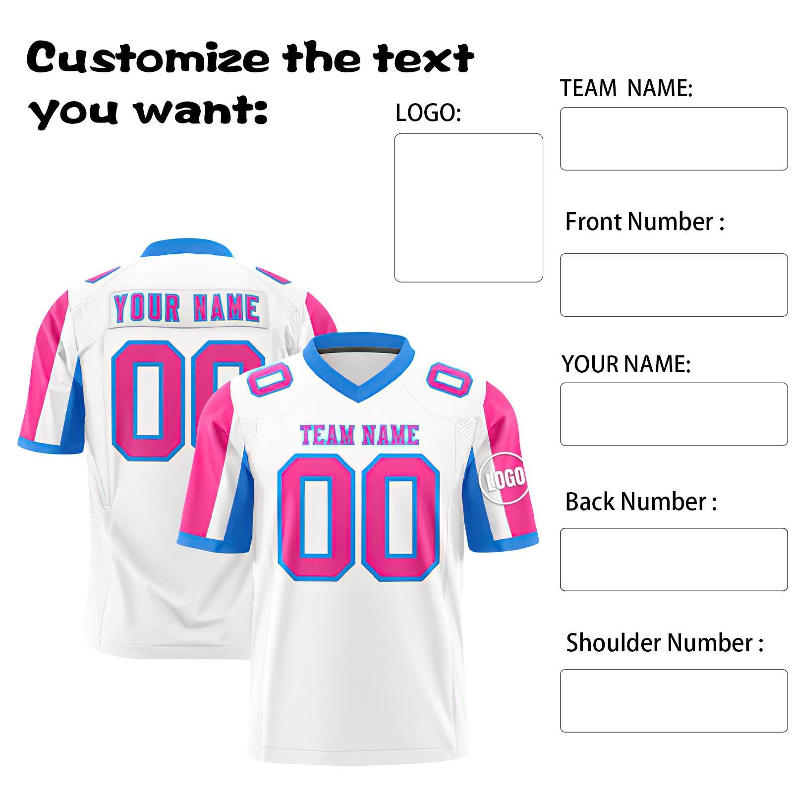 

Индивидуальные футбольные майки с персонализированным напечатанным названием и номером команды, спортивная форма для мужчин, женщин, молодежи S розовый