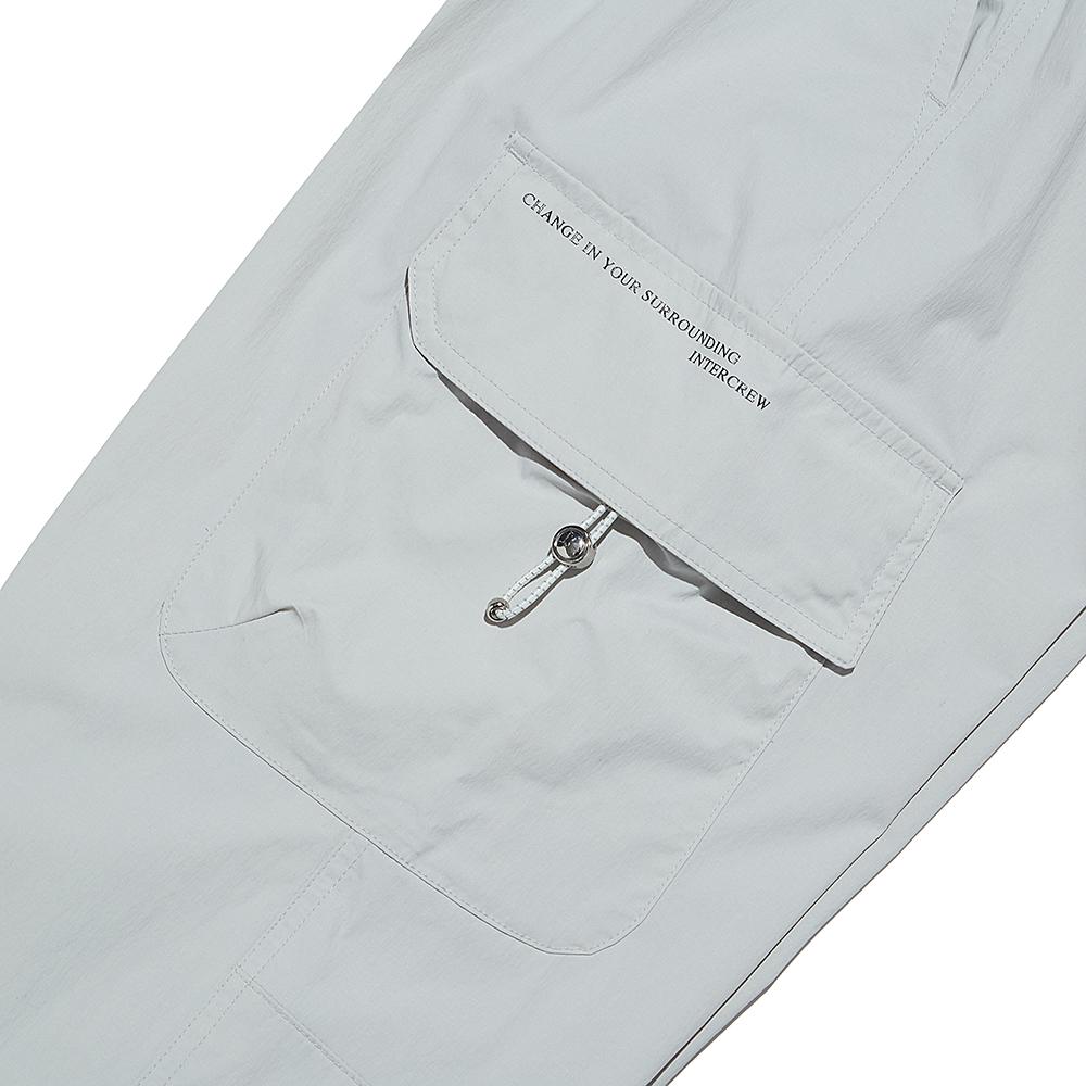 Intercrew [24Ss] Women'S Cargo Semi-Wide Pants L Grey Ity1Pl54Alg