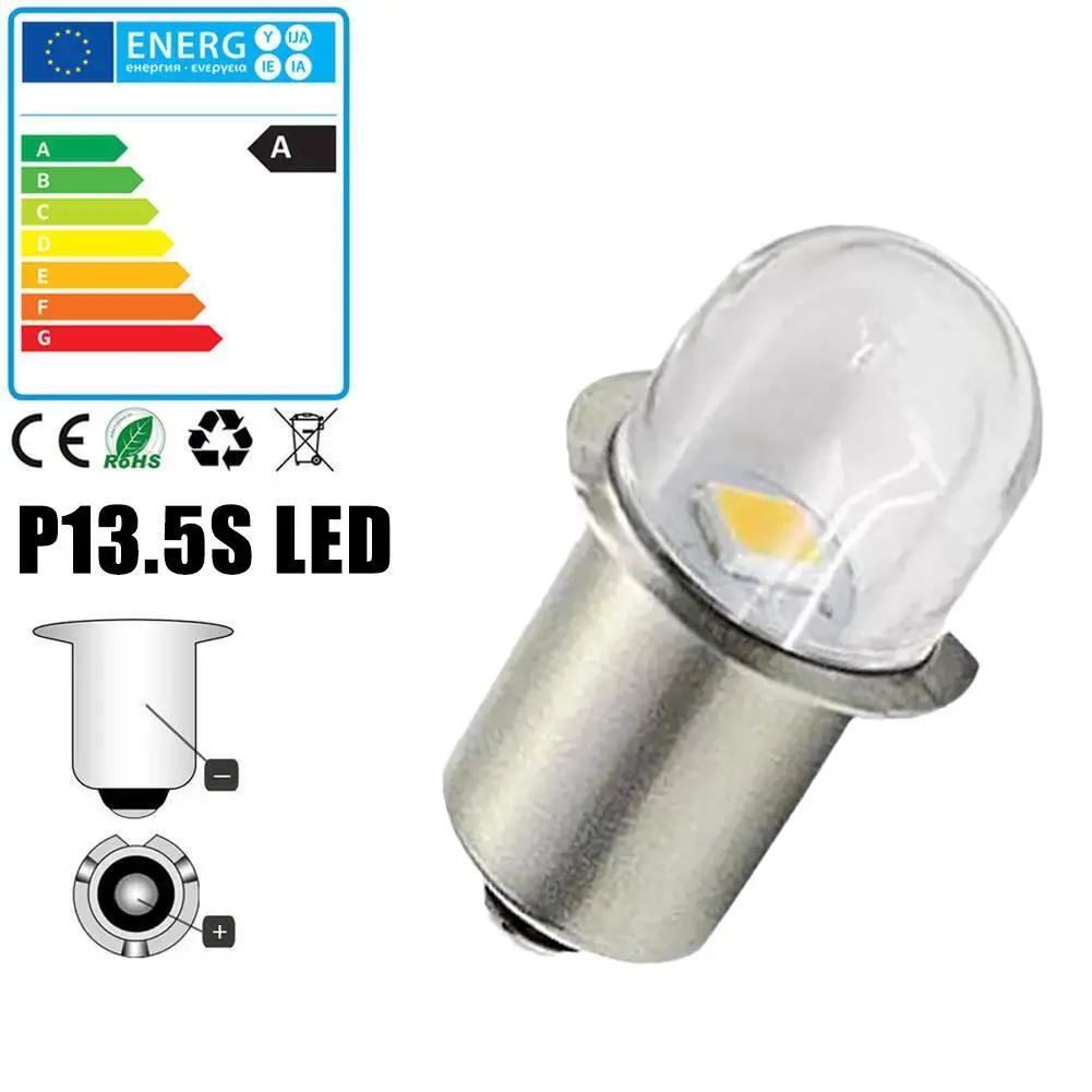 1 Stück LED-Miniaturlampe 12V/4,5V/6V/12V P13.5S Warmweiß Farbe für Taschenlampen-Ersatzbirne LED-Taschenlampen Arbeitslicht