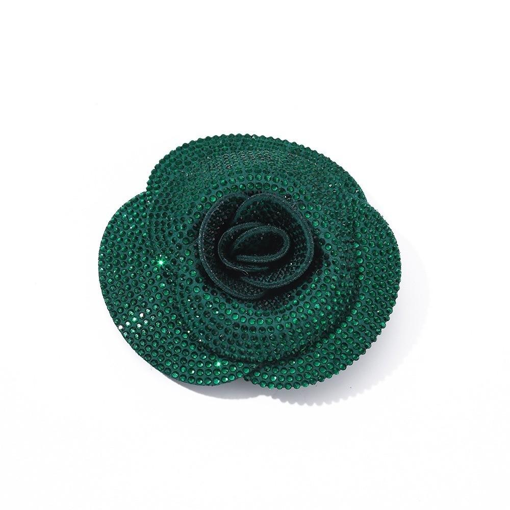 Sewing Supplies Flower Brooch Pin Self-Adhesive Option DIY Craft Patches  For Wedding Party
