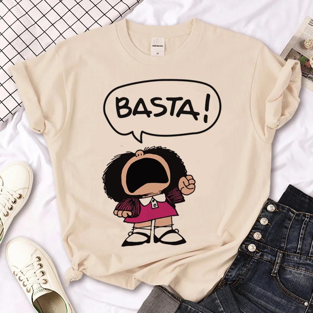 Mafalda tshirt Women graphic Tee feUnisex Unisexga harajuku clothes Womens tshirt S
