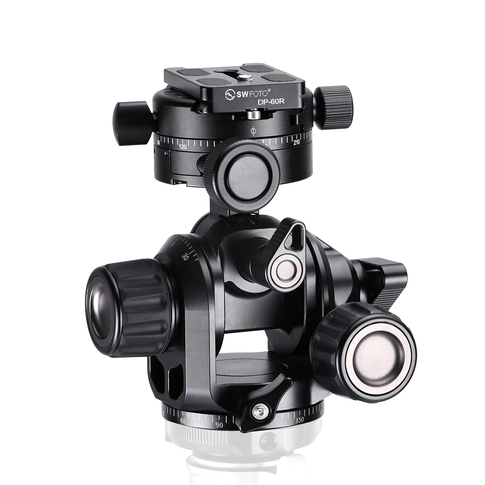 

SWFOTO Geared Head Independently Adjustable Head GH-PRO+ Arca-Swiss 3-way чорний
