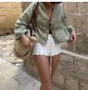 Women's Deep V-neck Flared Sleeve Tied Top Linen Lace Up Long Sleeve for Women Fashion Chic Casual Loose V Neck Shirt