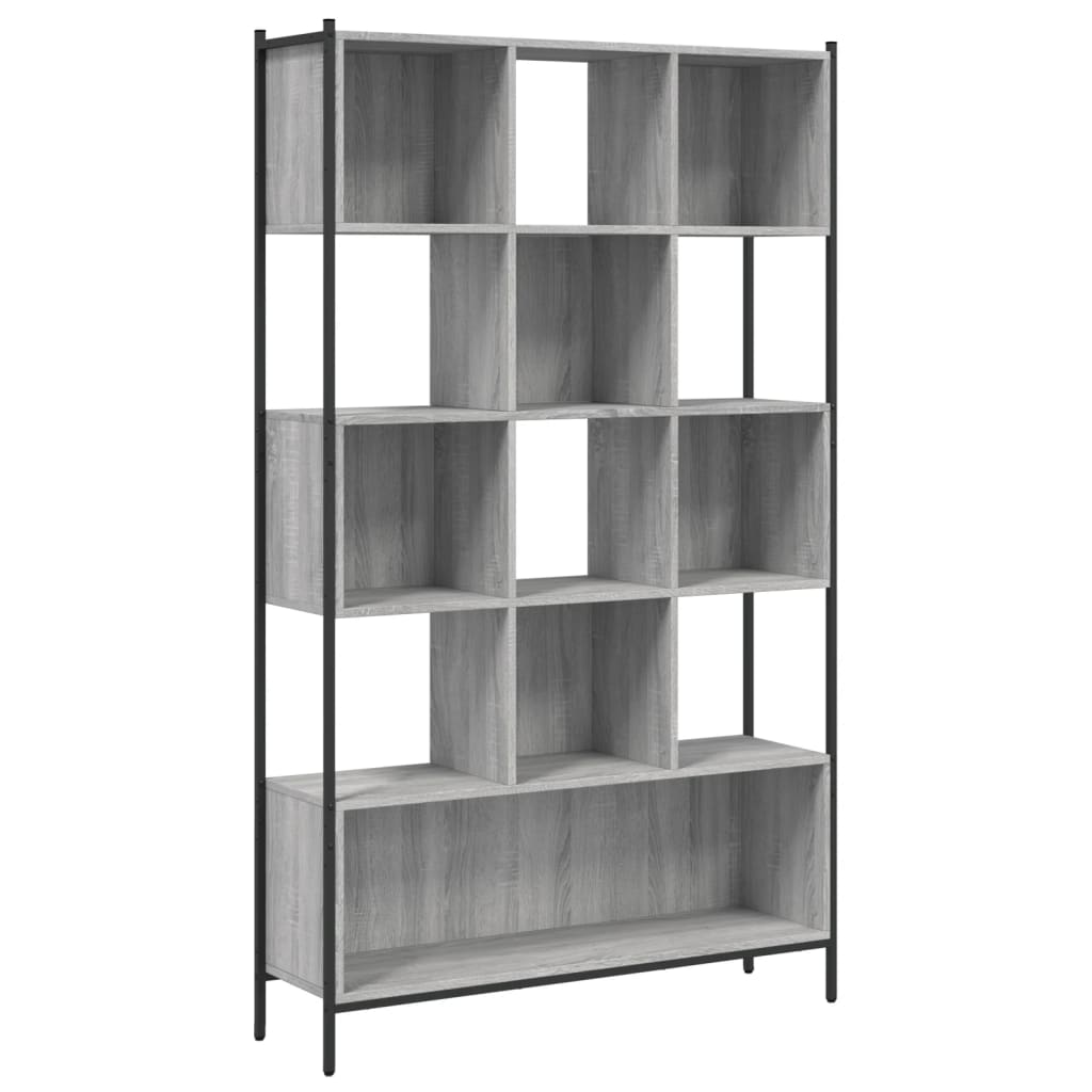 Bookshelf Gray Sonoma 102x28x172 cm Particleboard