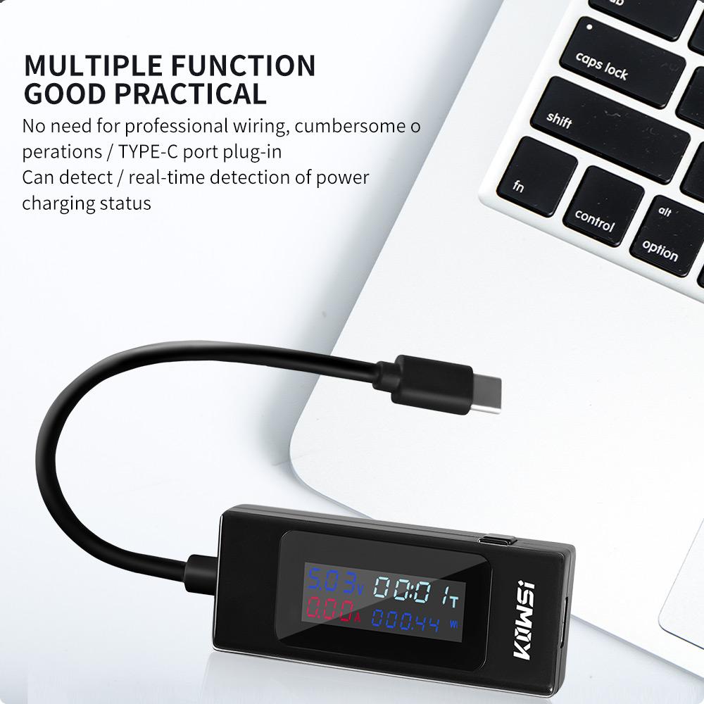 3 in 1 USB Current Voltage Charging Detector Tester Digital   Battery Voltmeter Ammeter Charger Doctor Monitor