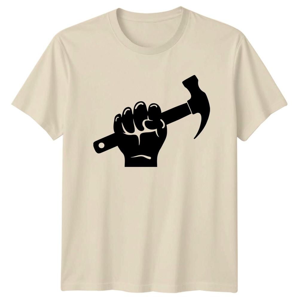 The Hand That Builds The World TShirt TradesUnisex Fathers Day