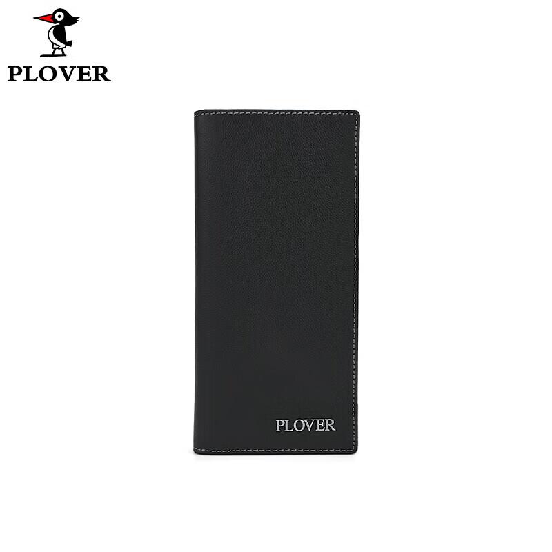 PLOVER Men s Genuine Leather Flap Long Wallet