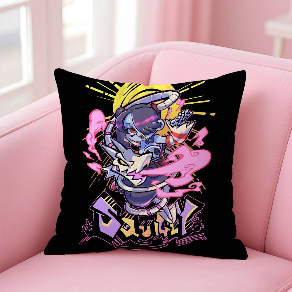 Аниме S-SKULLGIRLS Наволочка с принтом наволочка для гостиной диванная подушка чехол декор для спальни 16x16Inch