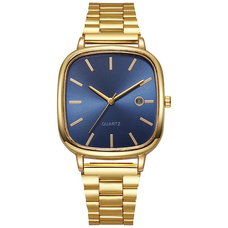 Fashion Square Men Calendar Quartz Watch Simple Men's Wristwatches Business Watches Top Brand Gifts Clock
