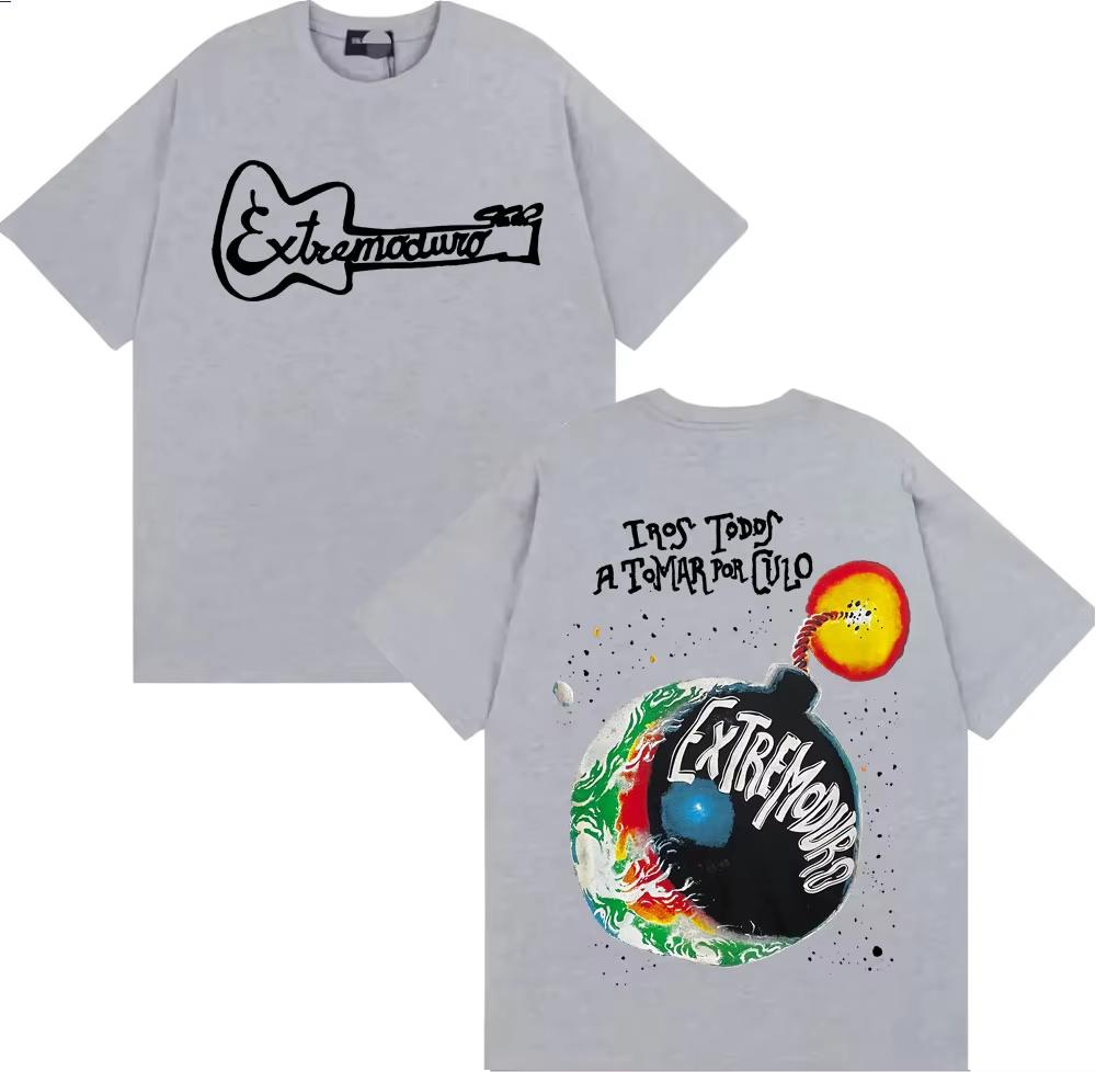 Rock Band Extremoduro Tour 2026 Print Tshirt Unisexs Clothing Fashion Gothic Cotton Tshirts Vintage T Shirt Streetwear Hip Hop