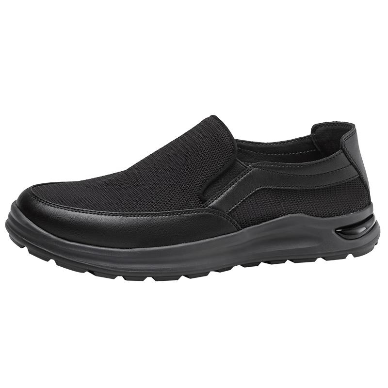 Aokang Men s Summer Mesh Breathable Slip-On Loafers 42
