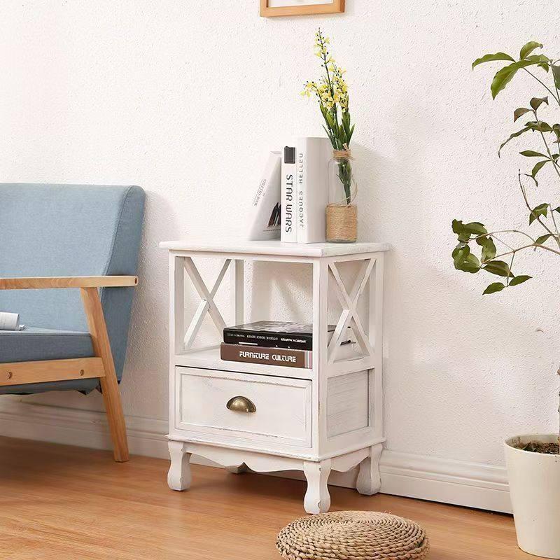 Retro Solid Wood Flower Stand