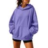 Women's Long Sleeve Neck Pullover Hoodie for Casual Daily Wear