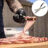 Ultimate Rib Membrane Remover Clamp – Fast, Clean Peel for BBQ Ribs, Ergonomic Stainless Steel Design, 2-in-1 Kitchen Tool