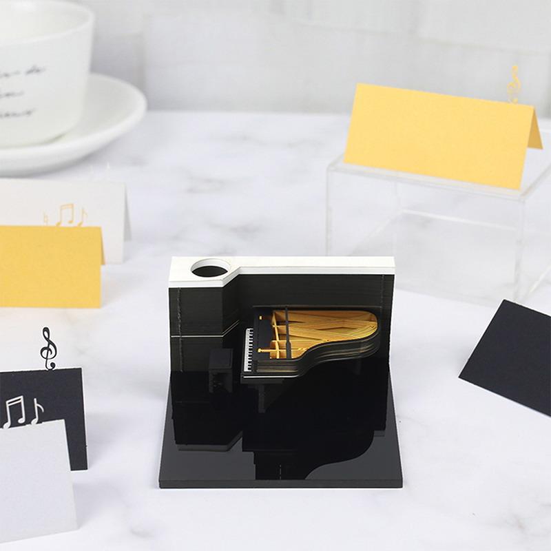 Time Piece Calendar 2027 Desk Calendar 3D Tear-Away Calendar Paper Carving Art Memo Pad Notepad Christmas Desktop Decoration