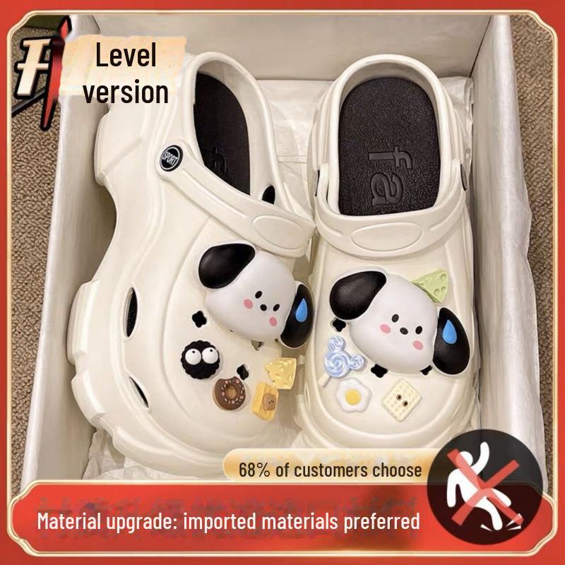 Cross-Border Cute Hat Coal Briquette & Shoe Accessories Set - Matching Shoe Buckle & Flower Set