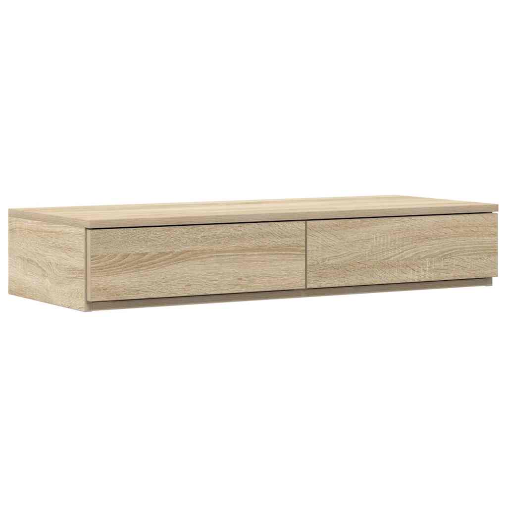 Bed Drawers Sonoma Oak 100 x 36.5 x 16.5 cm Particleboard
