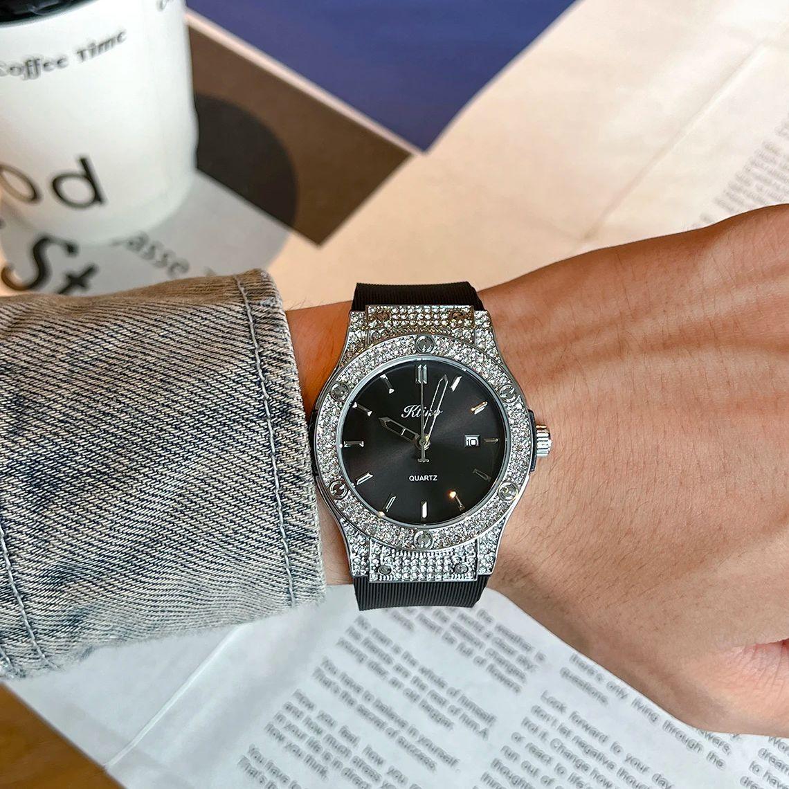 

КВАРЦЕВЫЕ ЧАСЫ В ШВЕЙЦАРСКОМ СТИЛЕ ДЛЯ МУЖЧИН И ЖЕНЩИН Yes чёрный