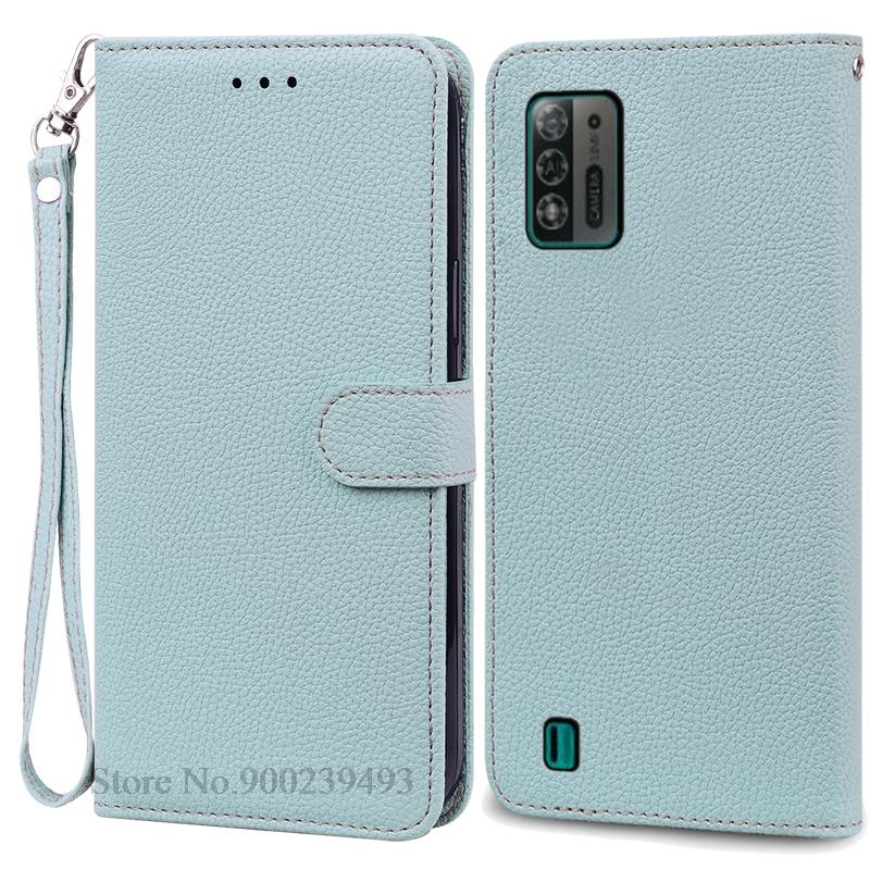 

Чехол A52 Lite для ZTE Blade A52 Lite, мягкий силиконовый кожаный чехол-кошелек, чехол для ZTE Blade A52 Lite, чехол из ТПУ, задняя крышка Etui ZTE Blade A52 Lite