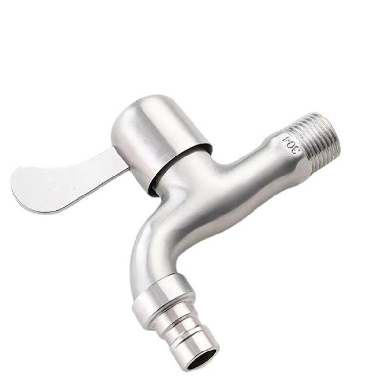 Extended Single Cold Water Faucet with Cast Handle